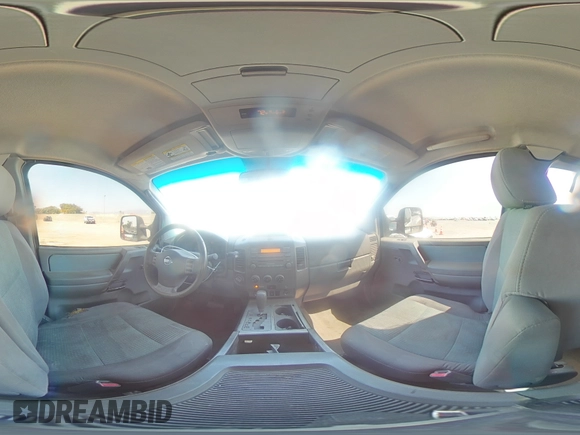 2005 Nissan Titan SE with VIN 1N6AA06B25N551841, listed as a Copart auction lot 62160285 with 167,019 mi miles and Salvage title. Bid and sale history available at DreamBid. Image 14.