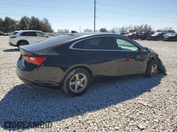 2017 Chevrolet Malibu LS with VIN 1G1ZB5ST8HF118921, listed as a Copart auction lot 46858255 with 101,790 mi miles and Salvage Title. Bid and sale history available at DreamBid. Image 3.