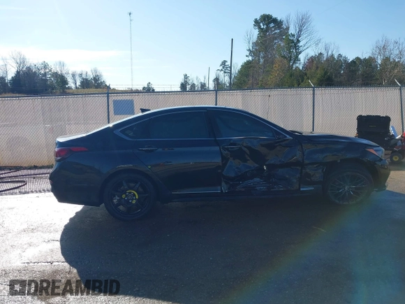 2019 Genesis G80 3.3T Sport with VIN KMTFN4JB6KU326255, listed as a IAAI auction lot 41154949 with 74,524 mi miles. Bid and sale history available at carsss.com. Image 13.