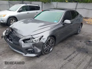 2017 Infiniti Q50 Premium with VIN JN1EV7AP5HM730036, listed as a IAAI auction lot 42477106 with 72,014 mi miles and . Bid and sale history available at DreamBid. Image 2.