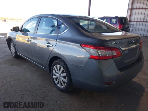 2015 Nissan Sentra SV with VIN 3N1AB7AP8FY343031, listed as a IAAI auction lot 41397415 with 161,620 mi miles. Bid and sale history available at carsss.com. Image 3.