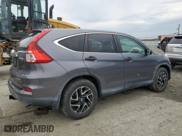 2016 Honda CR-V SE with VIN 2HKRM4H45GH660283, listed as a Copart auction lot 53338265 with 71,106 mi miles and Salvage Title. Bid and sale history available at carsss.com. Image 3.
