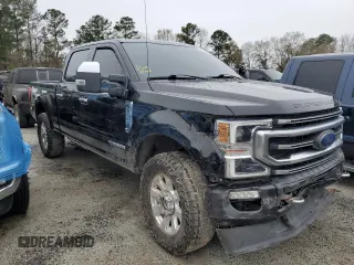 2020 Ford Super Duty F-250 SRW XL with VIN 1FT7W2BT1LEE93436, listed as a Copart auction lot 85880024 with 64,405 mi miles and Salvage Title. Bid and sale history available at carsss.com. Image 4.
