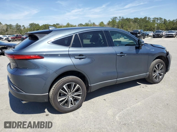2021 Toyota Venza LE with VIN JTEAAAAH6MJ028697, listed as a Copart auction lot 49317945 with 44,138 mi miles and Salvage Title. Bid and sale history available at DreamBid. Image 3.