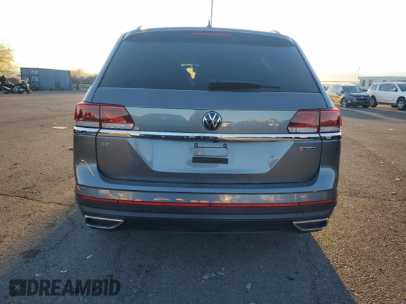 2021 Volkswagen Atlas SE z VIN 1V2LP2CA2MC589404, wystawiony jako Copart lot #84116254 z przebiegiem 54 955 mil mil oraz Szkody całkowita. Historia ofert i sprzedaży dostępna na DreamBid. Obrazek 6.