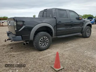 2014 Ford F-150 SVT Raptor with VIN 1FTFW1R60EFA82287, listed as a Copart auction lot 52150635 with 157,556 mi miles and Salvage Title. Bid and sale history available at carsss.com. Image 3.