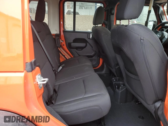 2023 Jeep Wrangler Sport S with VIN 1C4HJXDG6PW675682, listed as a Copart auction lot 41446855 with 22,816 mi miles and Salvage Title. Bid and sale history available at DreamBid. Image 11.