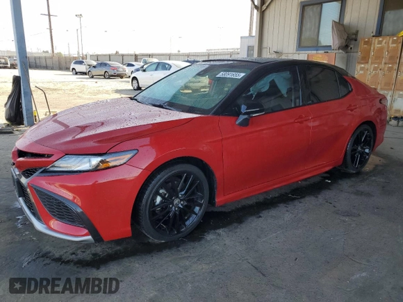 2022 Toyota Camry XSE z VIN 4T1K61AK0NU031578, wystawiony jako Copart lot #58091655 z przebiegiem 39 430 mil mil oraz Szkoda całkowita • Salvage title. Historia ofert i sprzedaży dostępna na DreamBid. Obrazek 1.