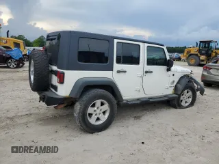 2008 Jeep Wrangler Unlimited Rubicon with VIN 1J8GA69198L547152, listed as a Copart auction lot 61539585 with 158,949 mi miles and Salvage title. Bid and sale history available at DreamBid. Image 3.