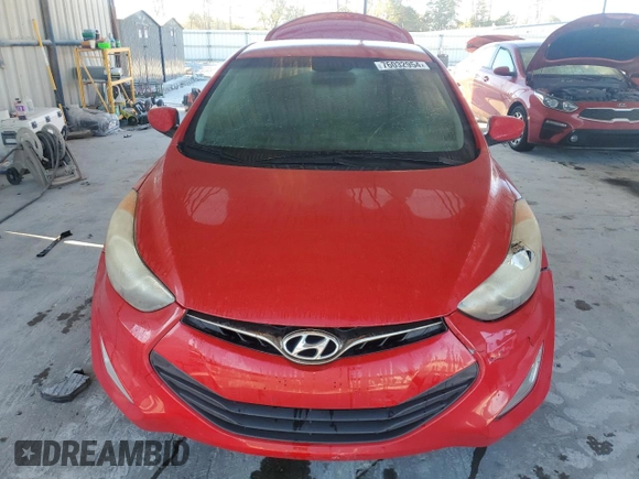2013 Hyundai Elantra Coupe GS PZEV with VIN KMHDH6AE8DU007991, listed as a Copart auction lot 76032954 with 145,054 mi miles and Salvage Title. Bid and sale history available at carsss.com. Image 5.