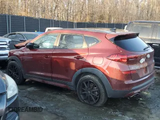 2019 Hyundai Tucson Sport with VIN KM8J33AL0KU001503, listed as a Copart auction lot 89088635 with 72,932 mi miles and Salvage Title. Bid and sale history available at carsss.com. Image 2.