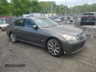 2006 Infiniti M with VIN JNKAY01E26M105968, listed as a Copart auction lot 55413975 with Not Provided miles and Salvage Title. Bid and sale history available at carsss.com. Image 4.
