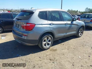 2011 BMW X3 28i with VIN 5UXWX5C50BL707917, listed as a IAAI auction lot 41740355 with 153,240 mi miles. Bid and sale history available at carsss.com. Image 4.