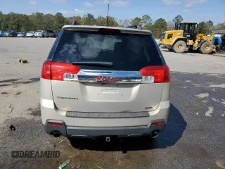2012 GMC Terrain SLT-1 with VIN 2GKFLUE57C6221897, listed as a Copart auction lot 48465855 with 203,741 mi miles and Salvage title. Bid and sale history available at DreamBid. Image 6.