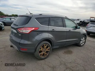 2016 Ford Escape Titanium with VIN 1FMCU9J95GUC17688, listed as a Copart auction lot 53234575 with 124,030 mi miles and Salvage Title. Bid and sale history available at DreamBid. Image 3.