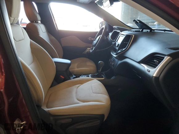 2018 Jeep Cherokee Latitude with VIN 1C4PJLCB5JD605782, listed as a Copart auction lot 51255005 with 56,077 mi miles and Salvage Title. Bid and sale history available at carsss.com. Image 7.