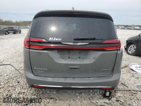 2022 Chrysler Pacifica Limited with VIN 2C4RC1GG9NR104524, listed as a Copart auction lot 54826355 with 57,709 mi miles and Salvage title. Bid and sale history available at DreamBid. Image 6.