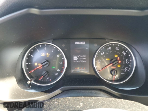 2020 Toyota RAV4 XLE with VIN 2T3P1RFV2LW106551, listed as a Copart auction lot 48983705 with 76,306 mi miles and Salvage Title. Bid and sale history available at DreamBid. Image 9.