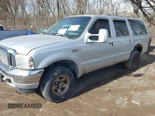 2001 Ford Excursion XLT z VIN 1FMNU41S41EC12353, wystawiony jako IAAI lot #41573845 z przebiegiem 198 777 mil mil oraz . Historia ofert i sprzedaży dostępna na DreamBid. Obrazek 2.