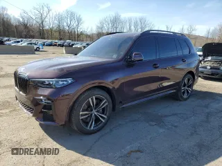 2022 BMW X7 xDrive40i z VIN 5UXCW2C00N9K81494, wystawiony jako Copart lot #51406425 z przebiegiem Nie podano mil oraz Szkoda całkowita • Salvage title. Historia ofert i sprzedaży dostępna na DreamBid. Obrazek 1.
