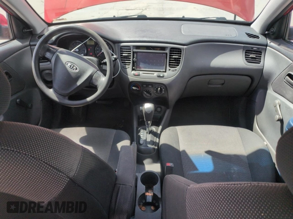 2008 Kia Rio LX with VIN KNADE123986373737, listed as a Copart auction lot 53919515 with 148,743 mi miles and Salvage Title. Bid and sale history available at DreamBid. Image 8.