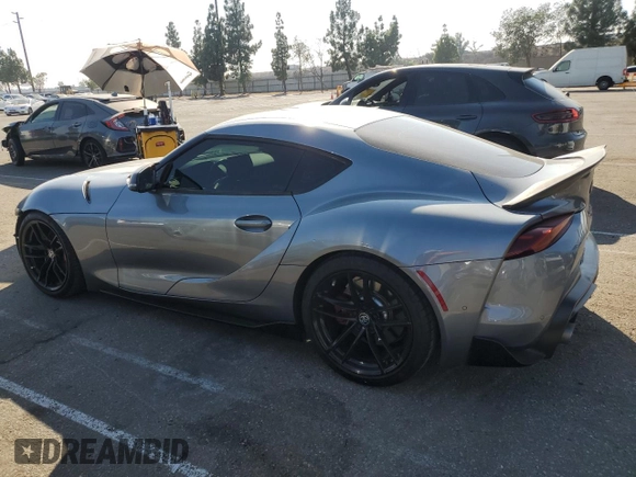 2021 Toyota GR Supra 3.0 with VIN WZ1DB0C04MW034647, listed as a Copart auction lot 73430074 with 68,910 mi miles and Salvage Title. Bid and sale history available at carsss.com. Image 2.