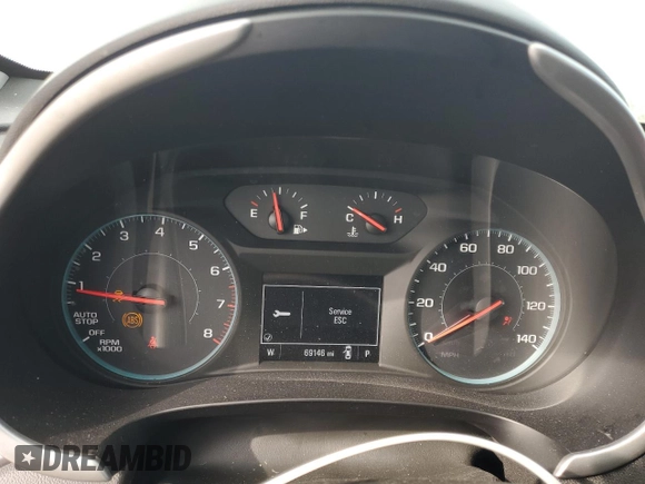 2019 Chevrolet Malibu LS with VIN 1G1ZB5ST6KF185346, listed as a Copart auction lot 50230635 with 69,146 mi miles and Salvage Title. Bid and sale history available at DreamBid. Image 9.