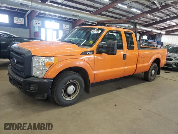 2016 Ford F-250 XLT with VIN 1FT7X2A64GEA53001, listed as a Copart auction lot 58583805 with 246,580 mi miles and Clean title. Bid and sale history available at DreamBid. Image 1.
