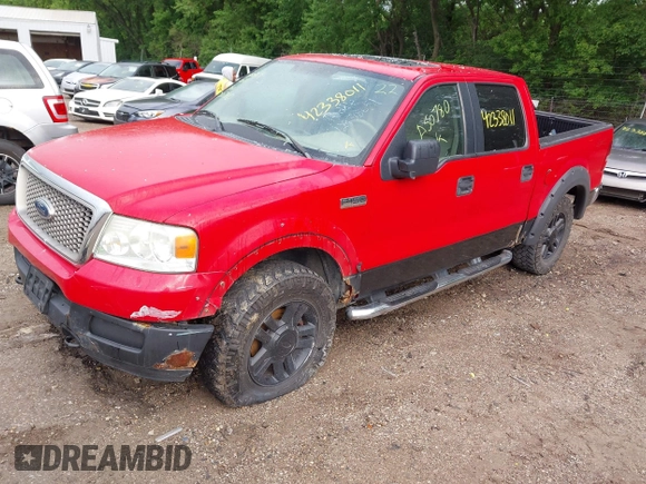 2005 Ford F-150 XLT z VIN 1FTPW14575FA50780, wystawiony jako IAAI lot #42338011 z przebiegiem 183 463 mil mil oraz . Historia ofert i sprzedaży dostępna na DreamBid. Obrazek 2.