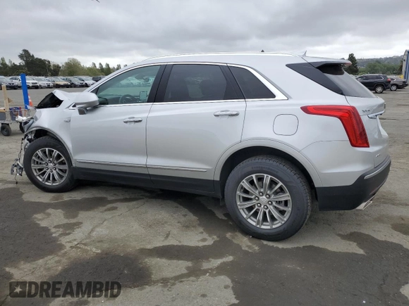 2017 Cadillac XT5 Luxury AWD with VIN 1GYKNDRS8HZ242106, listed as a Copart auction lot 53169585 with 38,432 mi miles and Salvage Title. Bid and sale history available at carsss.com. Image 2.