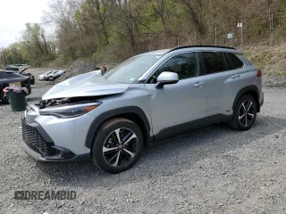 2023 Toyota Corolla Cross Hybrid S z VIN 7MUFBABG5PV008581, wystawiony jako Copart lot #54708685 z przebiegiem 19 039 mil mil oraz Szkoda całkowita • Salvage title. Historia ofert i sprzedaży dostępna na DreamBid. Obrazek 1.