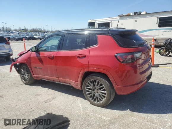 2024 Jeep Compass Limited with VIN 3C4NJDCN3RT591619, listed as a Copart auction lot 50269985 with 34,021 mi miles and Salvage Title. Bid and sale history available at carsss.com. Image 2.