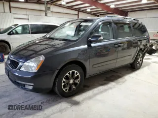 2014 Kia Sedona LX with VIN KNDMG4C77E6541368, listed as a Copart auction lot 52749305 with 130,253 mi miles and Salvage Title. Bid and sale history available at carsss.com. Image 1.