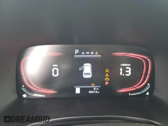 2023 Kia Soul LX with VIN KNDJ23AU8P7854446, listed as a Copart auction lot 45198135 with 42,413 mi miles and Non Repairable. Bid and sale history available at DreamBid. Image 9.
