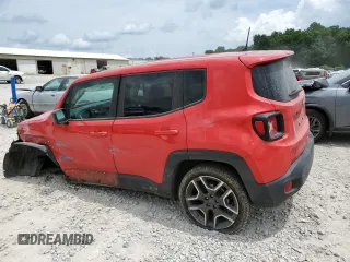 2020 Jeep Renegade Jeepster z VIN ZACNJAAB3LPL78799, wystawiony jako Copart lot #60658745 z przebiegiem 102 761 mil mil oraz Szkoda całkowita • Salvage title. Historia ofert i sprzedaży dostępna na DreamBid. Obrazek 2.