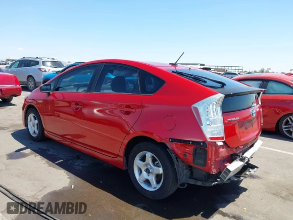 2011 Toyota Prius I with VIN JTDKN3DU9B1448680, listed as a IAAI auction lot 42212928 with 157,250 mi miles and . Bid and sale history available at DreamBid. Image 3.