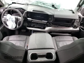 2024 Chevrolet Silverado 3500HD LTZ with VIN 1GC4YUEY6RF324547, listed as a Copart auction lot 47469565 with 14,958 mi miles and Salvage Title. Bid and sale history available at carsss.com. Image 8.