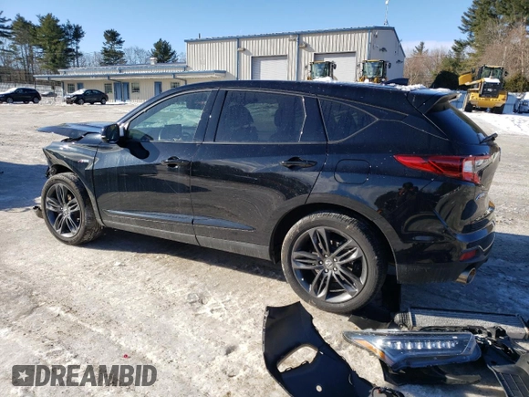 2023 Acura RDX w/A-Spec Package with VIN 5J8TC2H62PL006904, listed as a Copart auction lot 45661135 with Not provided miles and Salvage title. Bid and sale history available at DreamBid. Image 2.