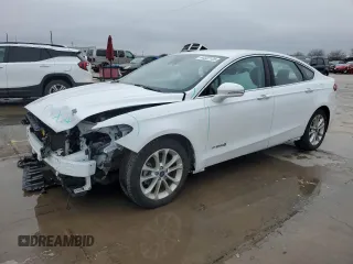 2019 Ford Fusion Hybrid SEL with VIN 3FA6P0MU8KR239906, listed as a Copart auction lot 44322105 with 78,908 mi miles and Salvage Title. Bid and sale history available at carsss.com. Image 1.