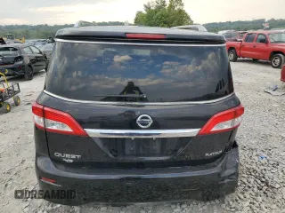 2015 Nissan Quest SV with VIN JN8AE2KP4F9126754, listed as a Copart auction lot 69391534 with 109,082 mi miles and Salvage Title. Bid and sale history available at carsss.com. Image 6.