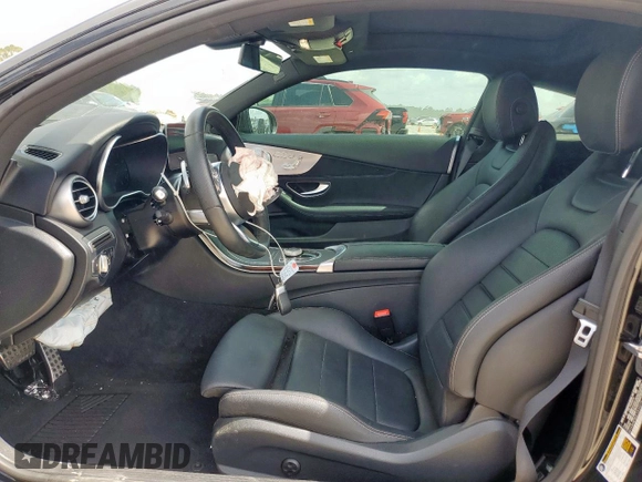 2020 Mercedes-Benz C 300 with VIN W1KWJ8DB2LG035075, listed as a Copart auction lot 59785705 with 27,792 mi miles and Salvage title. Bid and sale history available at DreamBid. Image 7.