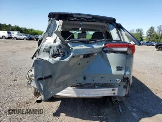 2022 Toyota RAV4 XLE with VIN 2T3P1RFV1NW259179, listed as a Copart auction lot 57253525 with 55,764 mi miles and Salvage title. Bid and sale history available at DreamBid. Image 6.