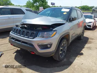 2020 Jeep Compass Trailhawk with VIN 3C4NJDDB7LT159532, listed as a IAAI auction lot 42243833 with 118,566 mi miles and . Bid and sale history available at DreamBid. Image 19.