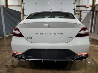 2025 Genesis G70 2.5T with VIN KMTG34SC1SU152015, listed as a Copart auction lot 85240954 with 3,378 mi miles and Salvage Title. Bid and sale history available at DreamBid. Image 6.
