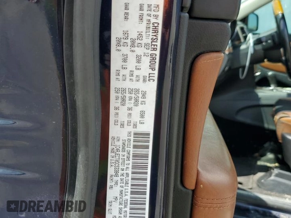 2013 Jeep Grand Cherokee Overland with VIN 1C4RJECT0DC533848, listed as a Copart auction lot 51319385 with 181,436 mi miles and Salvage Title. Bid and sale history available at carsss.com. Image 13.