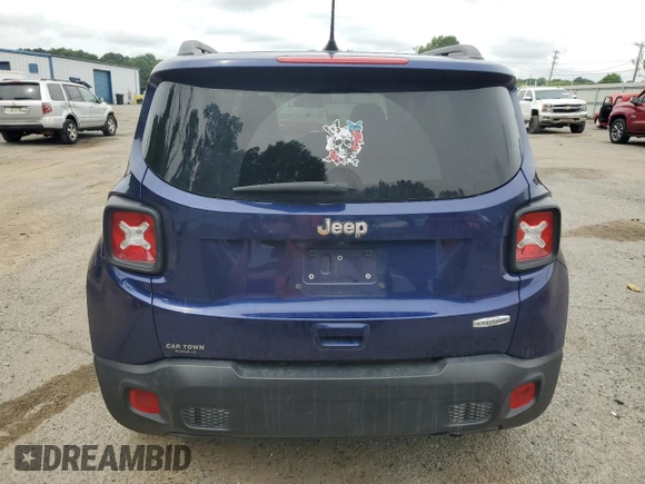 2020 Jeep Renegade Latitude with VIN ZACNJABB3LPL01302, listed as a Copart auction lot 57945085 with 101,515 mi miles and Salvage title. Bid and sale history available at DreamBid. Image 6.