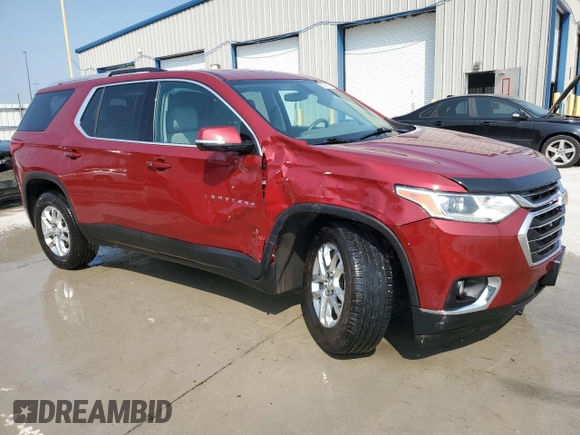 2018 Chevrolet Traverse LT Cloth with VIN 1GNERGKW4JJ270521, listed as a Copart auction lot 60305135 with 64,879 mi miles and Salvage title. Bid and sale history available at DreamBid. Image 4.