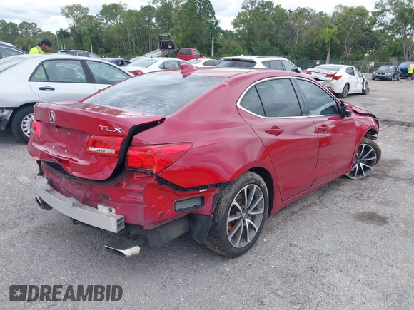 2019 Acura TLX with VIN 19UUB2F37KA003453, listed as a IAAI auction lot 40719757 with 98,628 mi miles and . Bid and sale history available at DreamBid. Image 4.