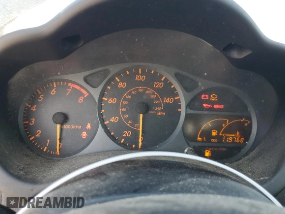2003 Toyota Celica GT with VIN JTDDR32T330162046, listed as a Copart auction lot 57038905 with 119,768 mi miles and Salvage title. Bid and sale history available at DreamBid. Image 9.