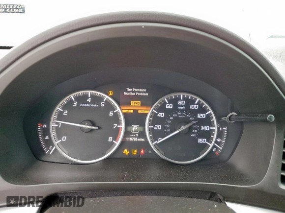 2020 Acura ILX Premium with VIN 19UDE2F78LA002579, listed as a Copart auction lot 58015475 with 110,786 mi miles and Salvage title. Bid and sale history available at DreamBid. Image 9.
